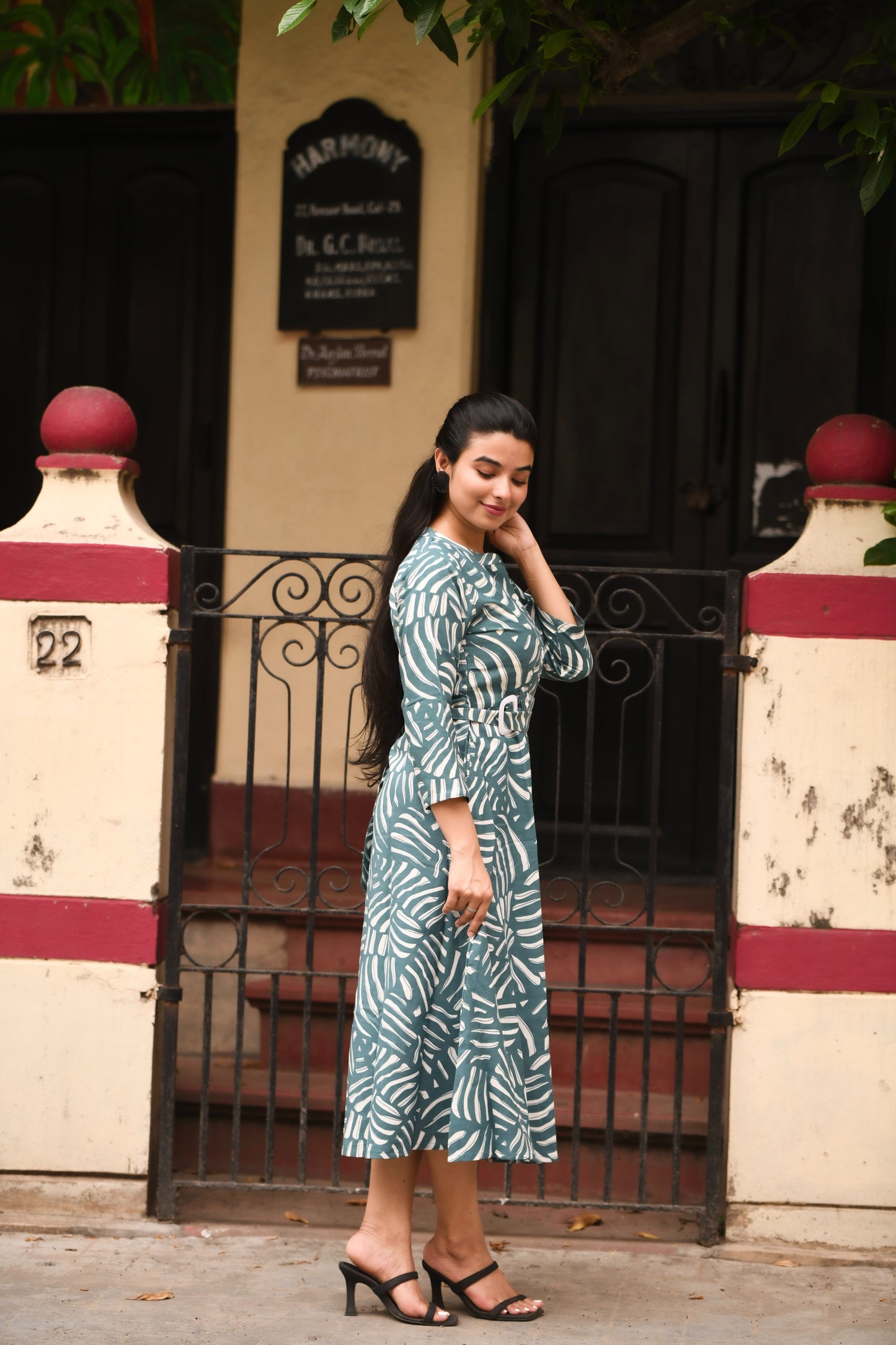 Elegant A-Line Printed Rayon Kurti – Stylish & Comfortable Ethnic Wear