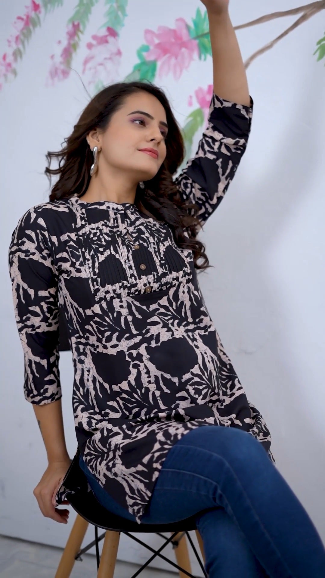 Premium Printed Heavy Rayon Top for Women – Stylish & Comfortable Casual Wear